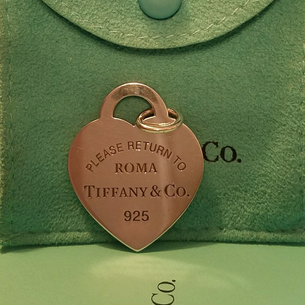 Authentic Tiffany and Company heart pendant